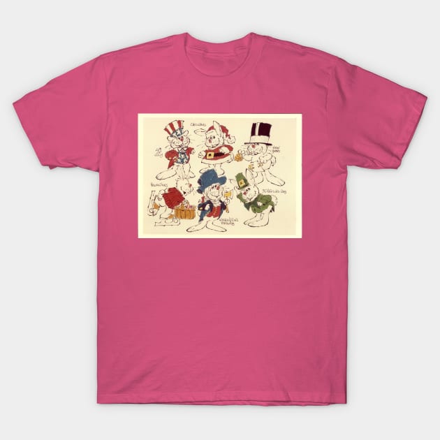 Official Rankin/Bass' Here Comes Peter Cottontail Paul Coker Jr model sheet T-Shirt by Rick Goldschmidt Rankin/Bass Productions